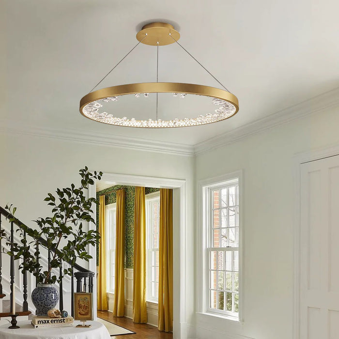 Luxury Circle Crystal Chandelier