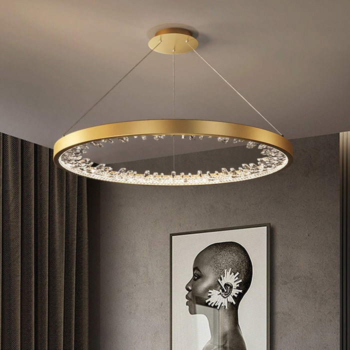 Luxury Circle Crystal Chandelier