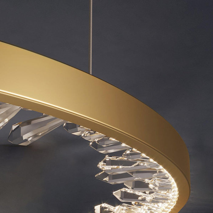 Luxury Circle Crystal Chandelier