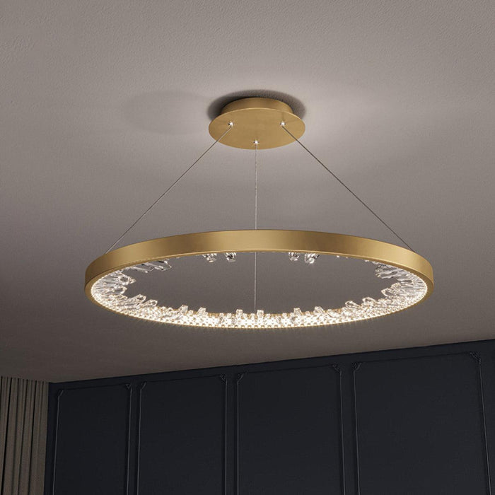 Luxury Circle Crystal Chandelier