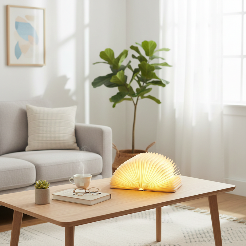 Magic Book Table Lamp 8.7"