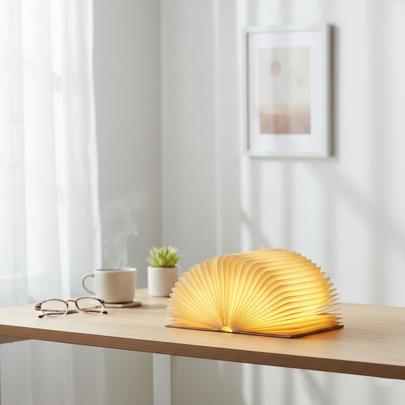 Magic Book Table Lamp 8.7"