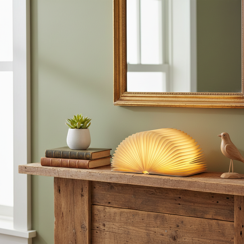 Magic Book Table Lamp 8.7"