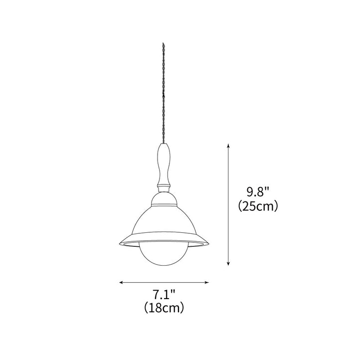 Maple Hill Pendant Lamp 7.1"