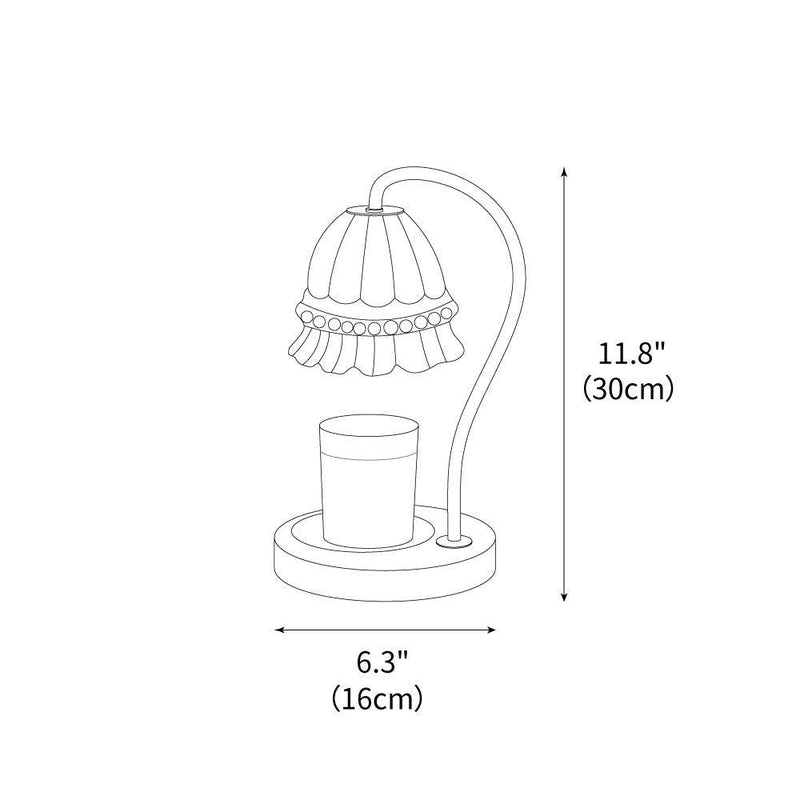 Marble Warmer Table Lamp 6.3"