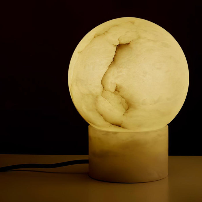 Marble Ball Table Lamp 7.1"