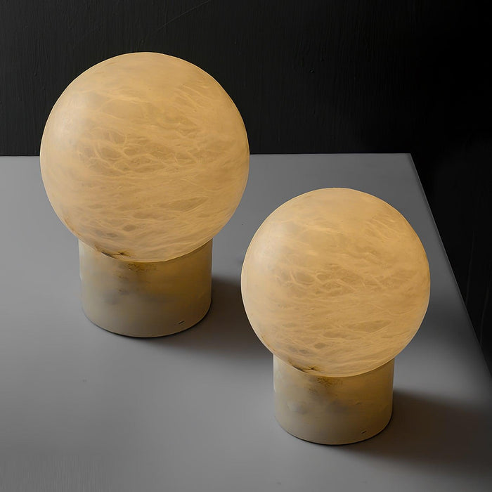 Marble Ball Table Lamp 7.1"