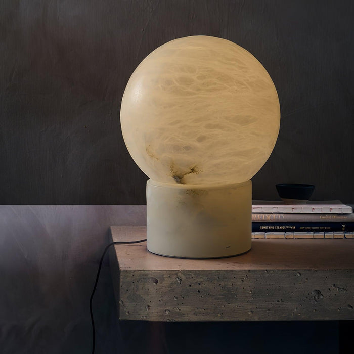 Marble Ball Table Lamp 7.1"