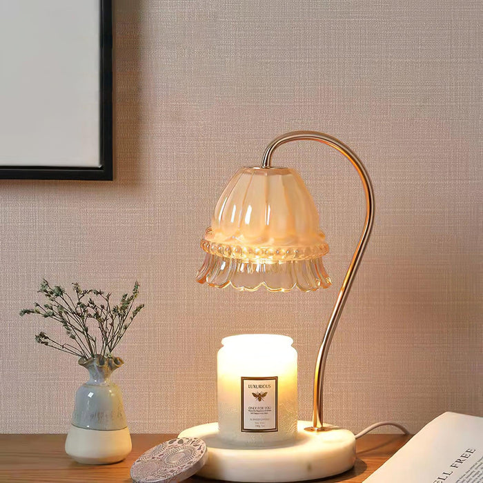 Marble Warmer Table Lamp 6.3"