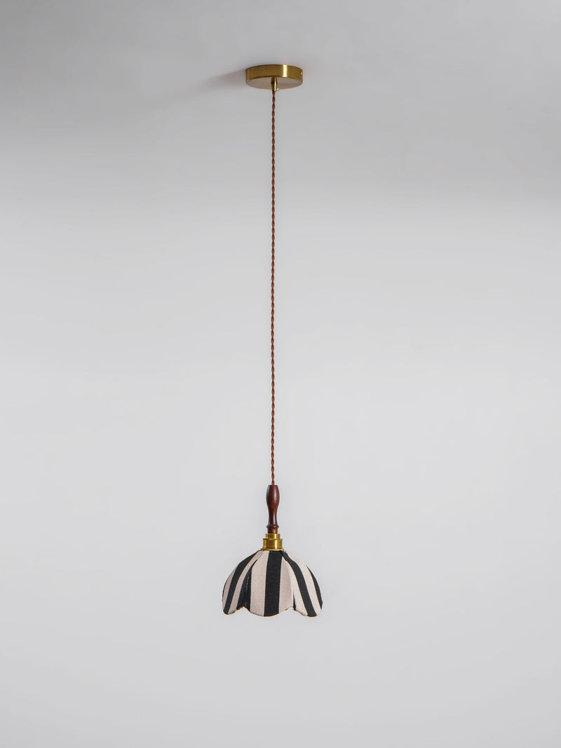 Stripe Tulip Pendant Light 7.9"