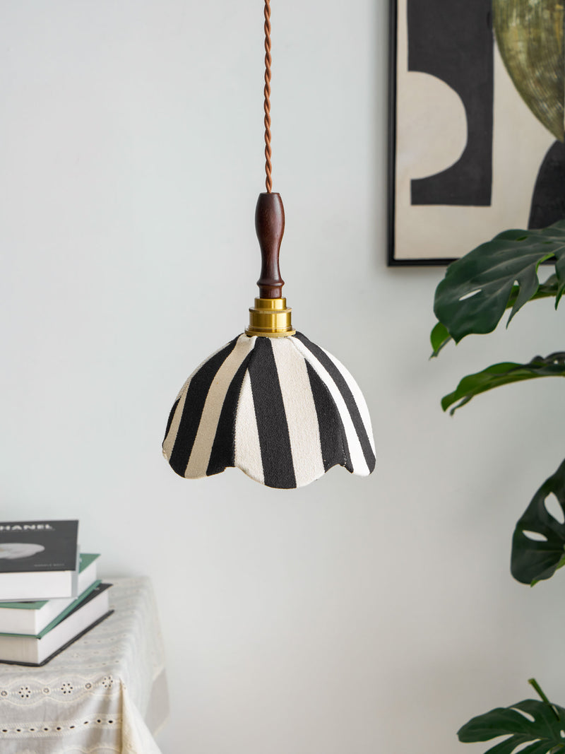 Stripe Tulip Pendant Light 7.9"