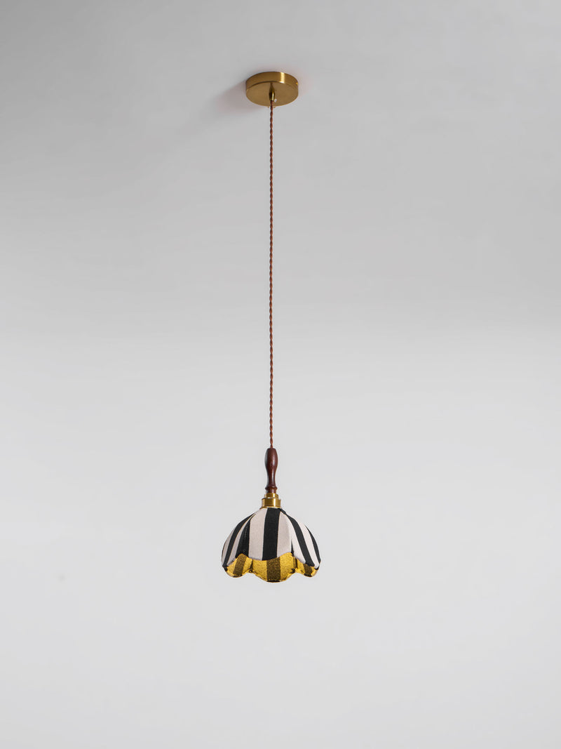 Stripe Tulip Pendant Light 7.9"