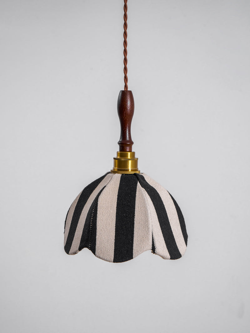 Stripe Tulip Pendant Light 7.9"