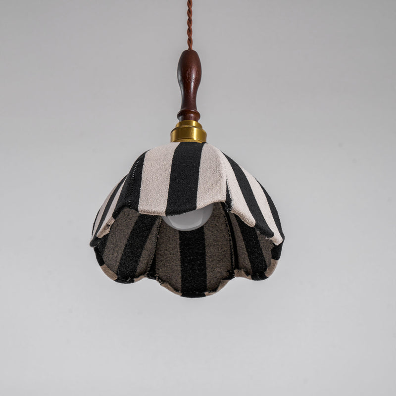 Stripe Tulip Pendant Light 7.9"
