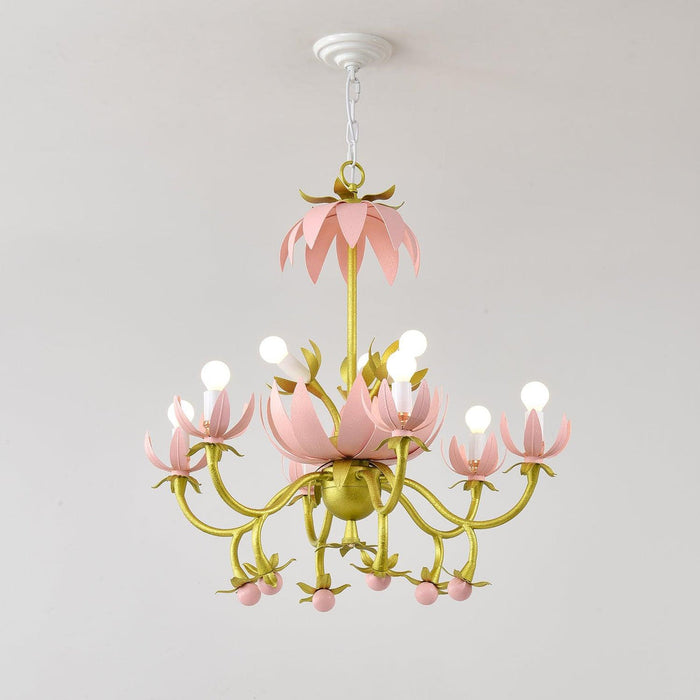 Mardi Gras Blossom Chandelier