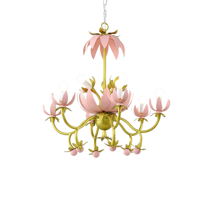 Mardi Gras Blossom Chandelier