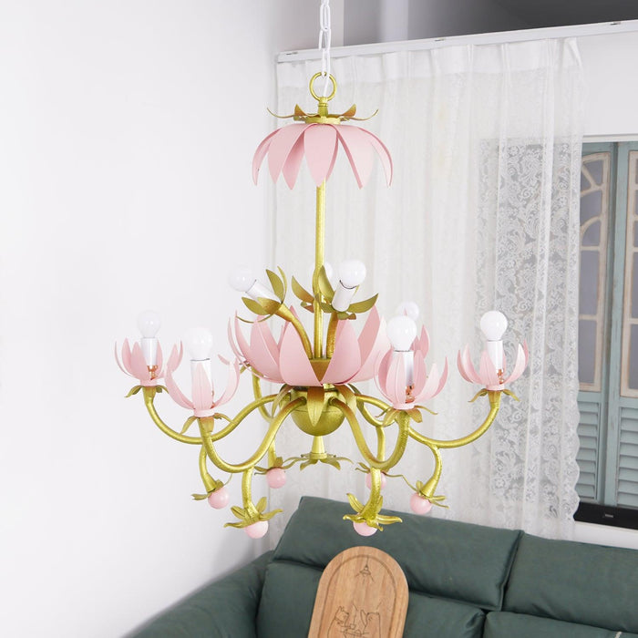 Mardi Gras Blossom Chandelier