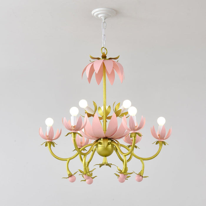 Mardi Gras Blossom Chandelier