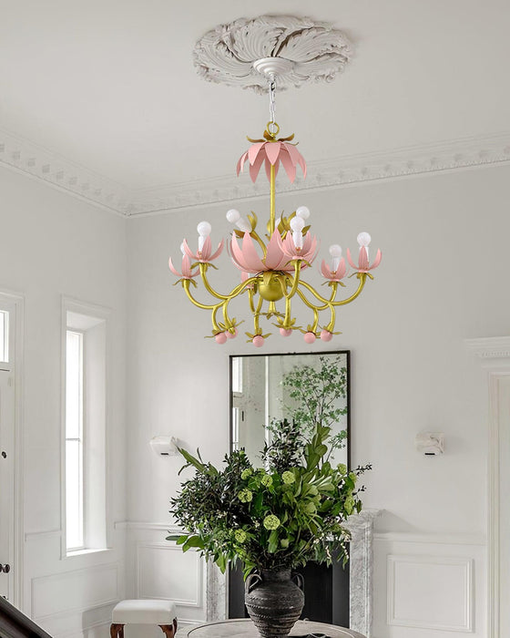 Mardi Gras Blossom Chandelier