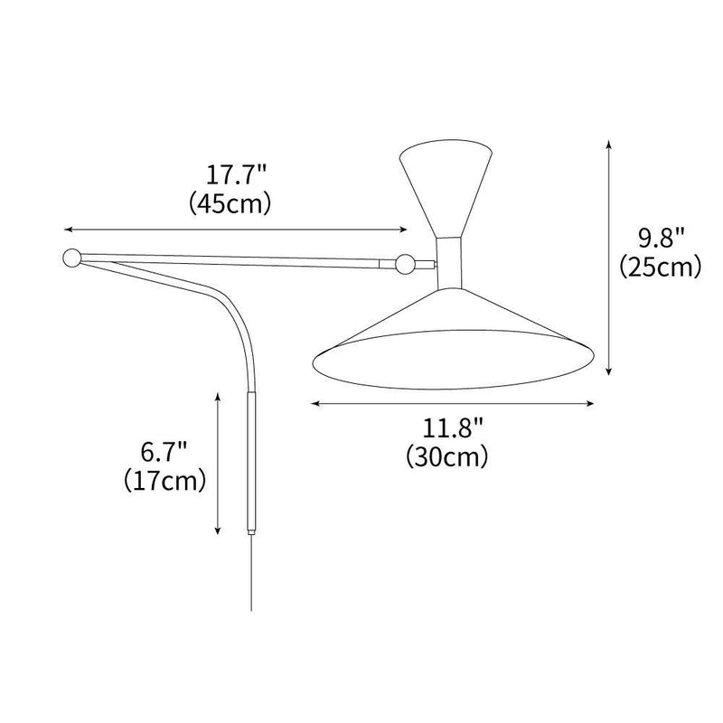 Marseille Wall Light 17.7"