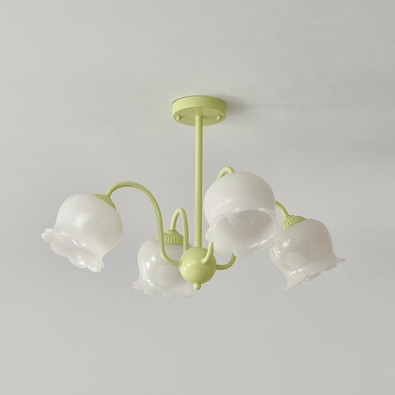 Matcha Resin Flower Chandelier