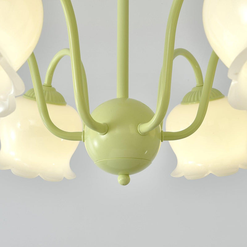 Matcha Resin Flower Chandelier