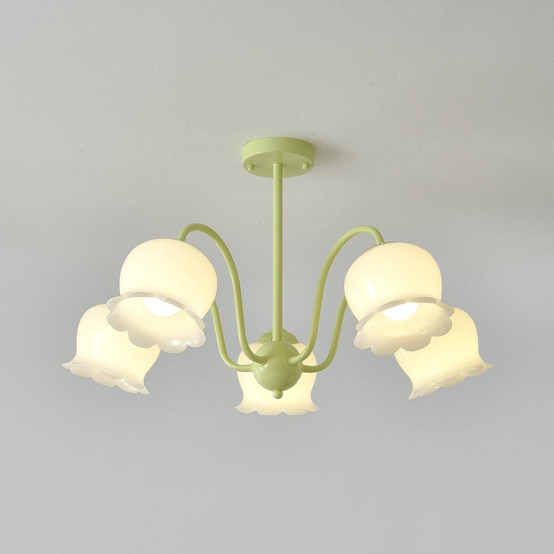 Matcha Resin Flower Chandelier