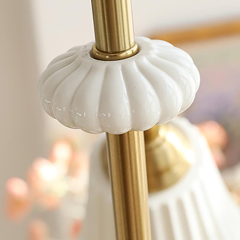 Medieval Ceramic Trumpet Chandelier