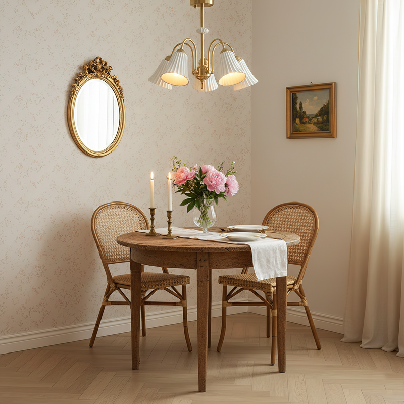 Medieval Ceramic Trumpet Chandelier