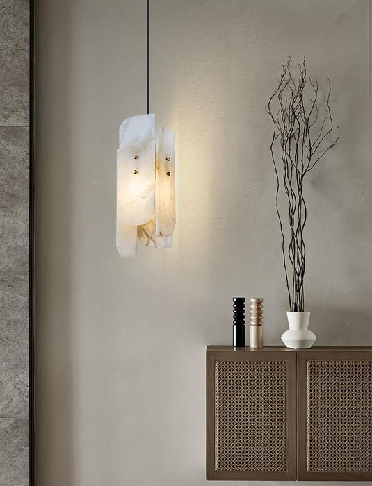 Megalith Alabaster Pendant Light 5.9"