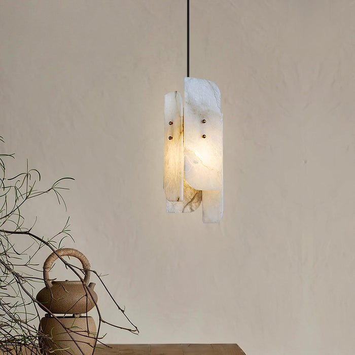 Megalith Alabaster Pendant Light 5.9"