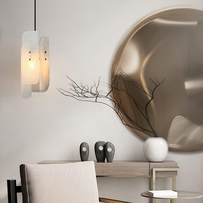 Megalith Alabaster Pendant Light 5.9"