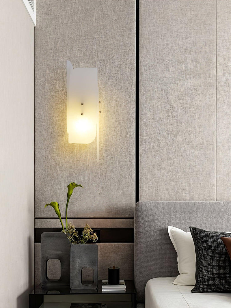 Megalith Alabaster Wall Light 5.9"