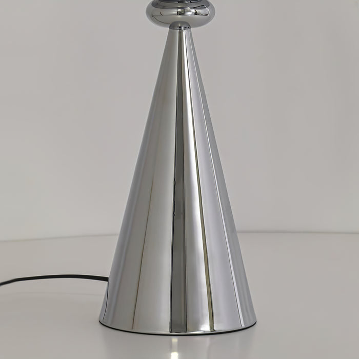 Lampe de table à cône fondu