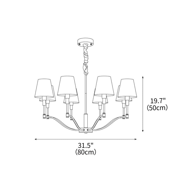 Meridian Century Chandelier