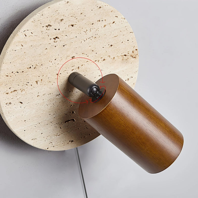 Miadi Plug In Wall Lamp 7.1"