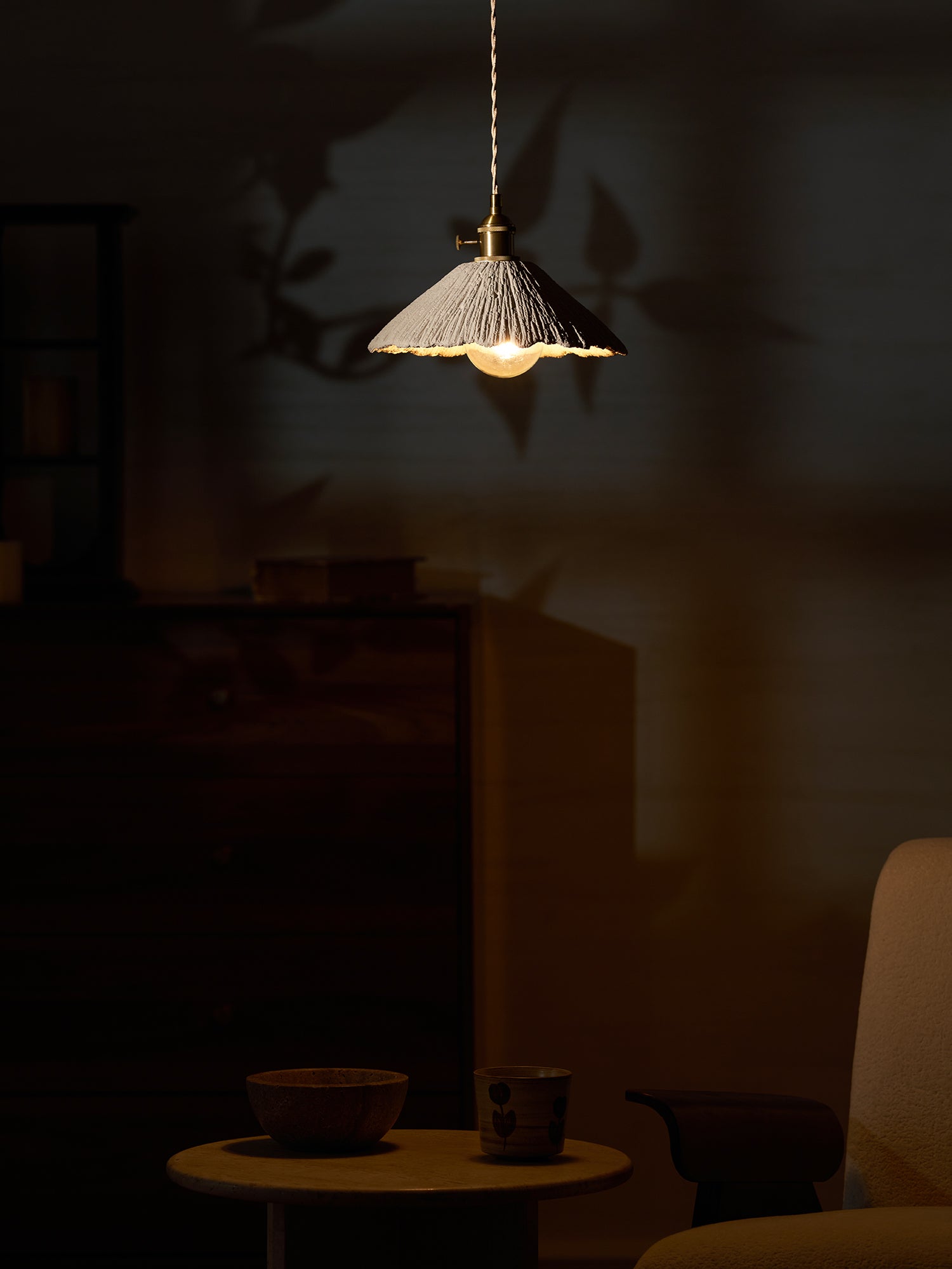 Microcement Pendant Lamp — Mooiehome