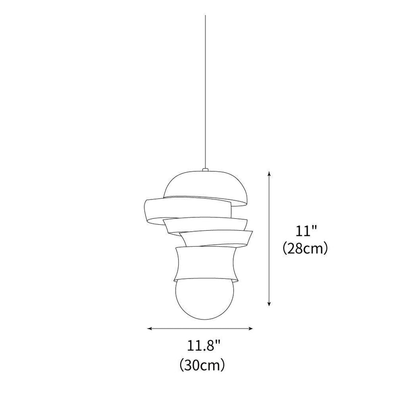 Milk White Blend Pendant Light