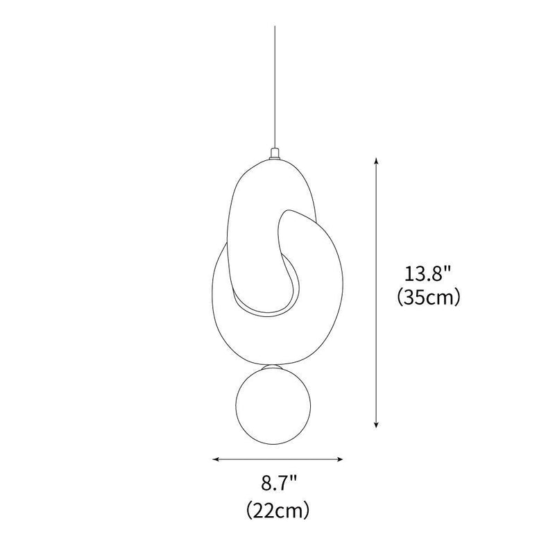 Milk White Blend Pendant Light