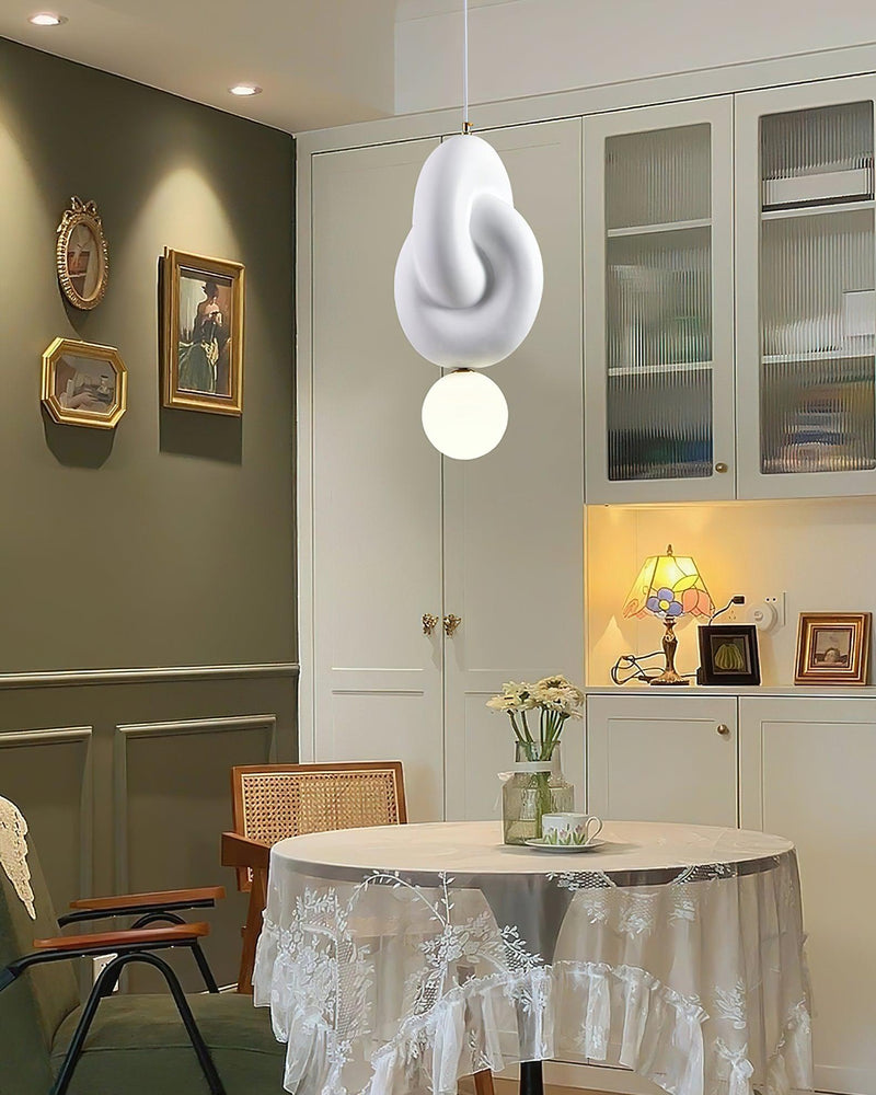 Milk White Blend Pendant Light