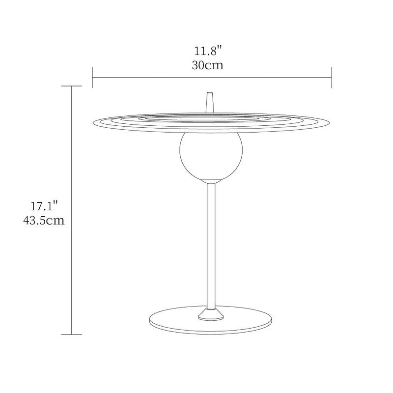Miller Record Table Lamp