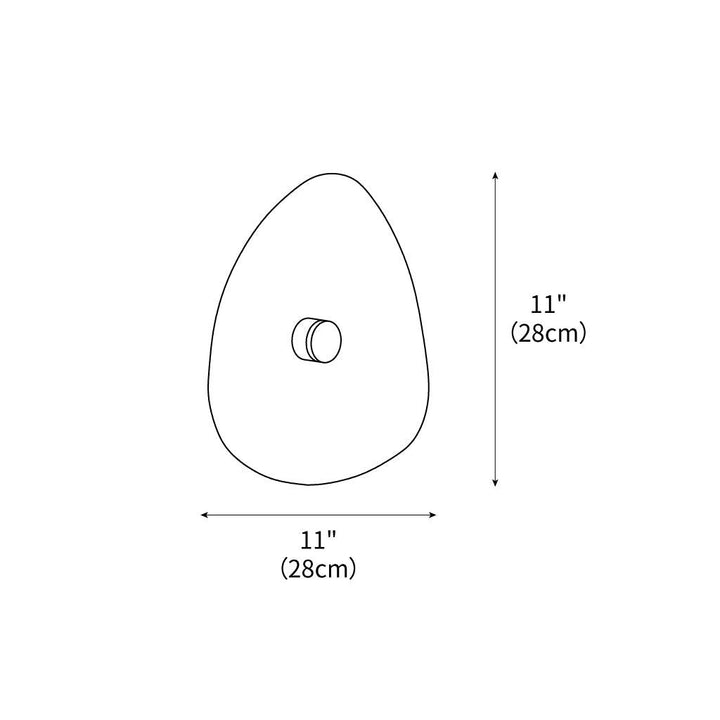 Minimal Flaky Wall Light – detail 3