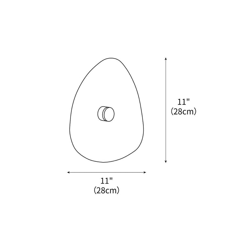 Minimal Flaky Wall Light