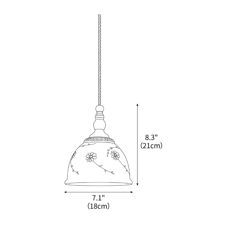 Mishya Floral Pendant Lamp