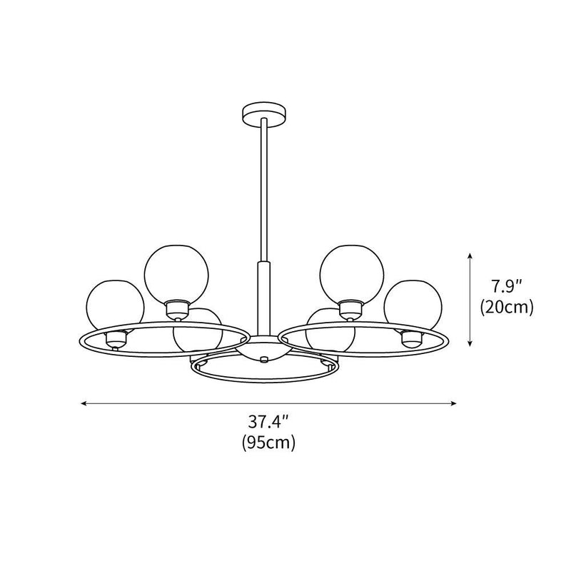 Mitzi Estee Chandelier 37.4"