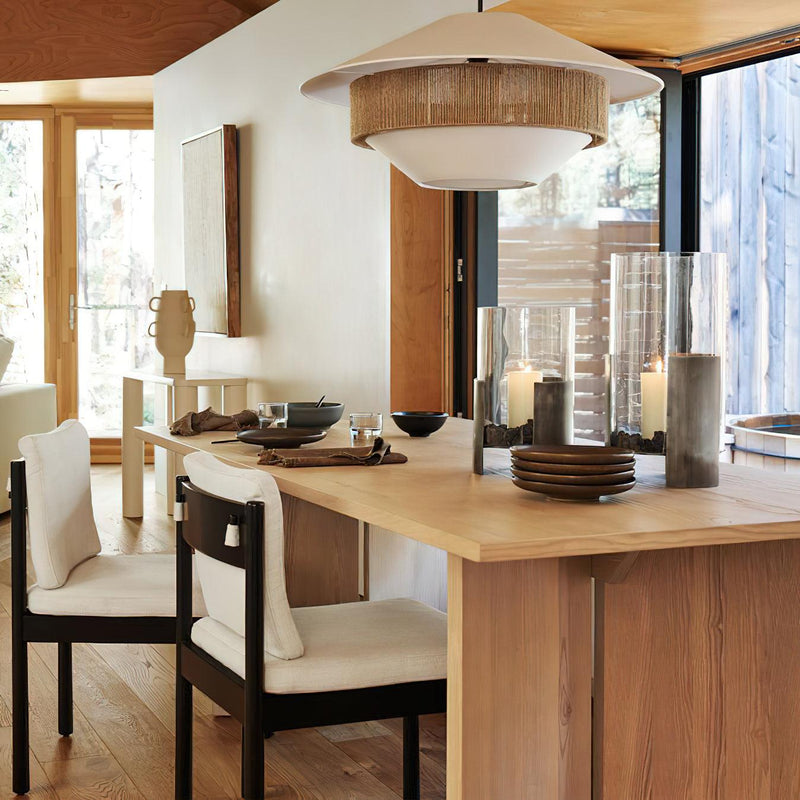 Mixed Woven Pendant Light