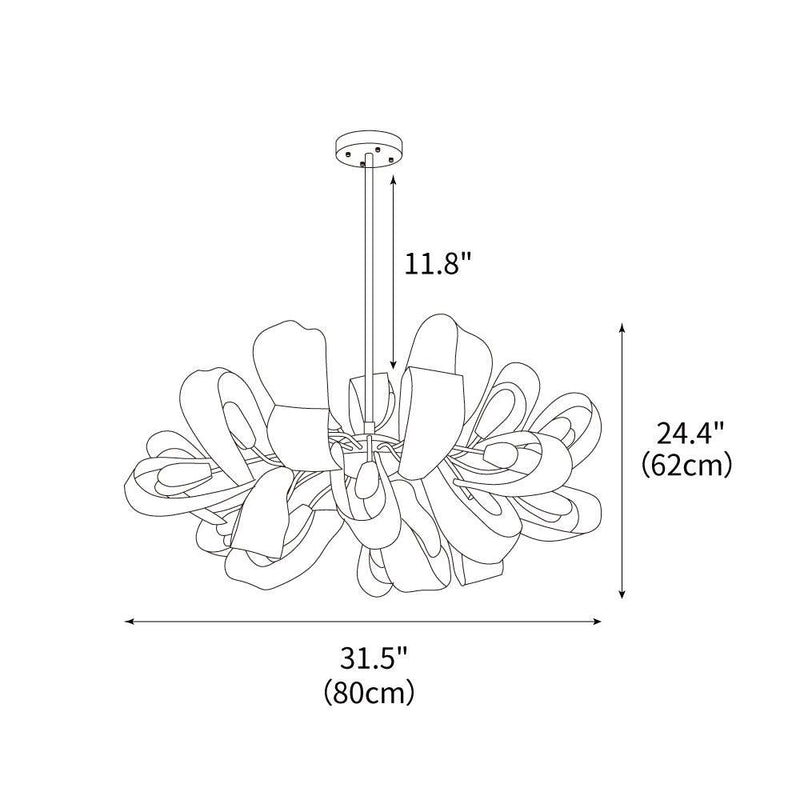Mocenigo Azure Chandelier