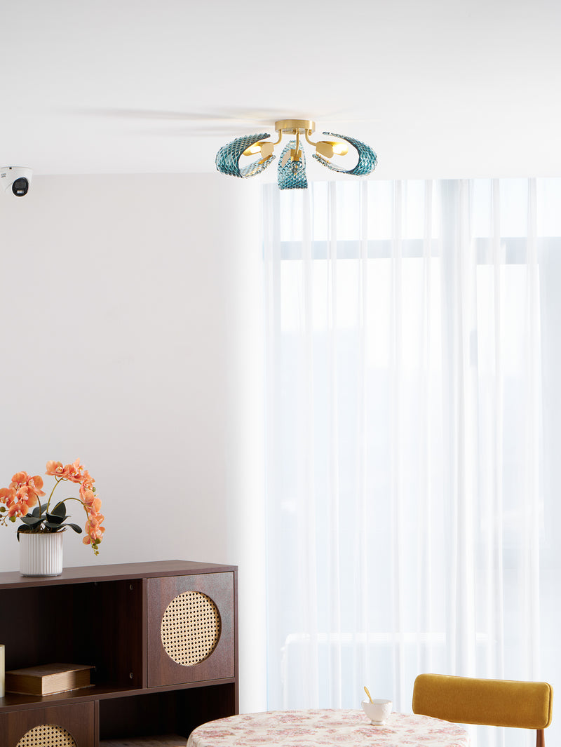 Mocenigo Azure Ceiling Light