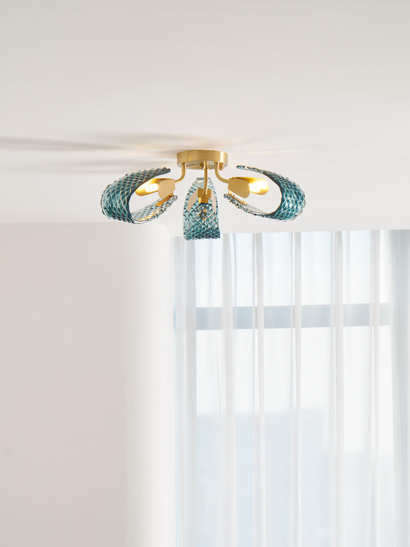 Mocenigo Azure Ceiling Light