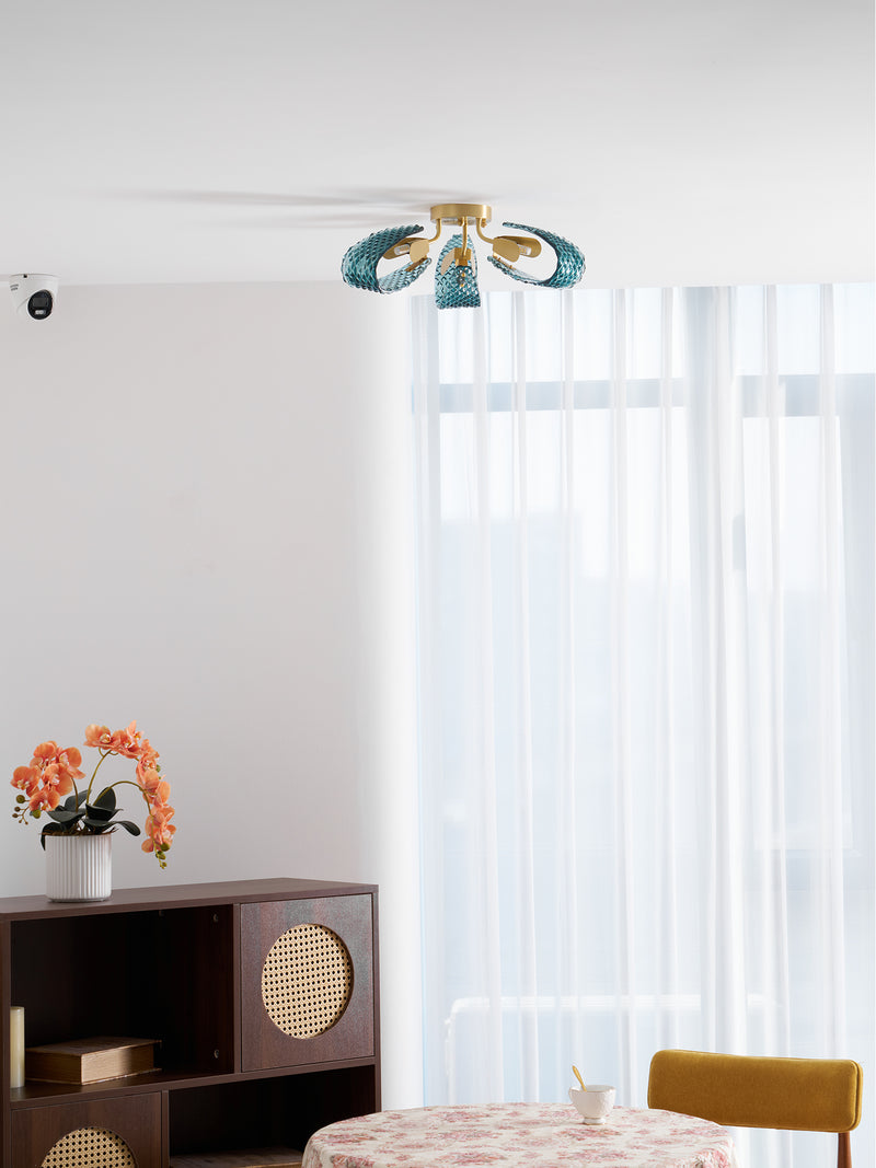 Mocenigo Azure Ceiling Light